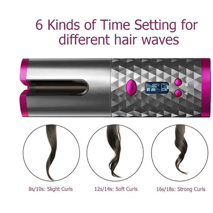 Cordless Automatic Hair Curler